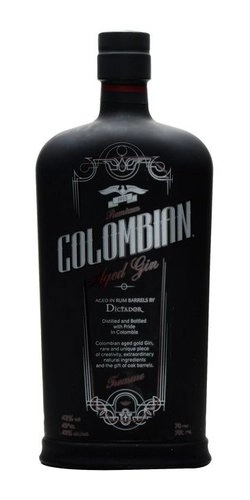 Colombian Gin Treasure black Gin 43% 0.70l